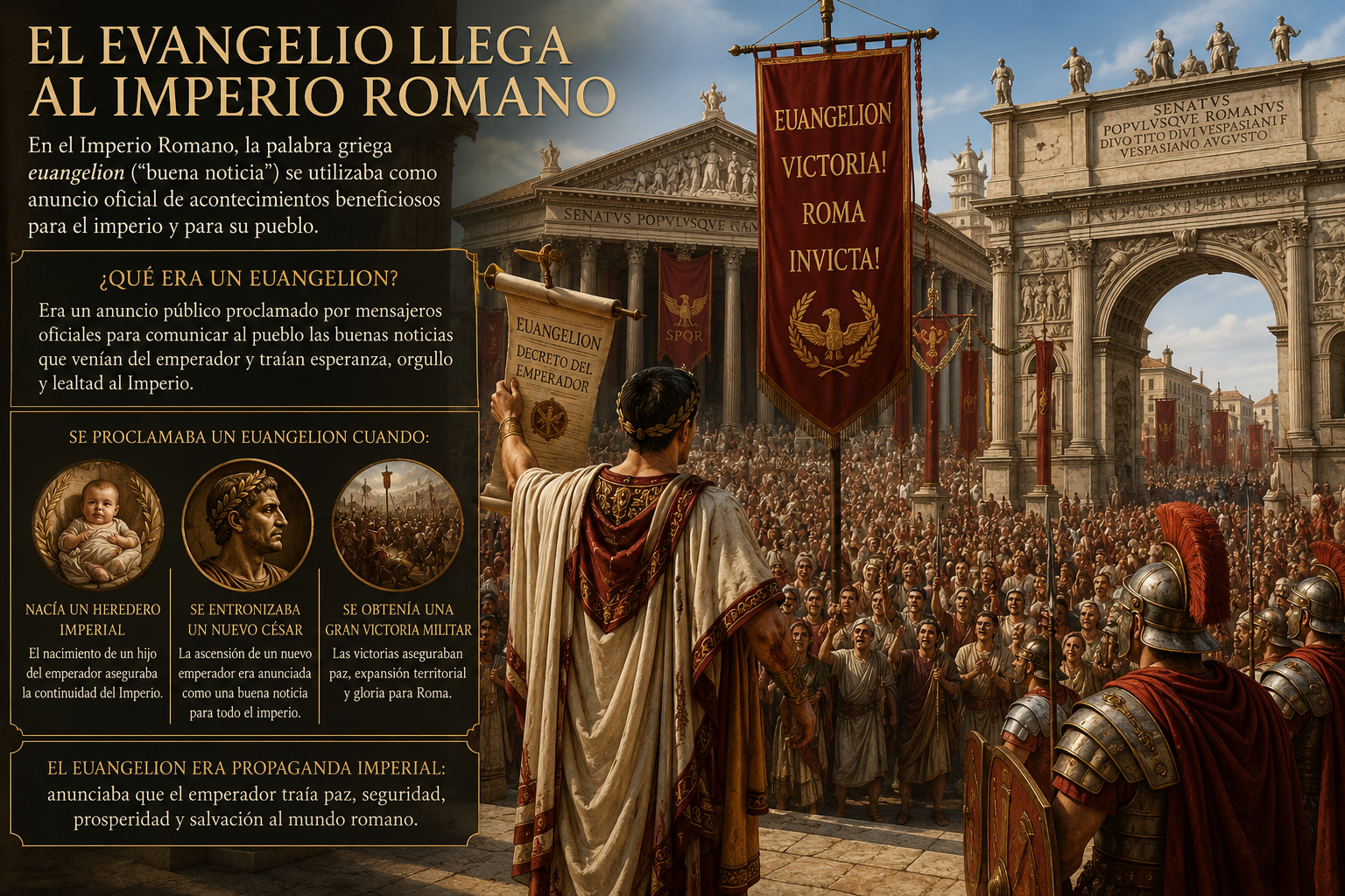 El evangelio llega al Imperio romano
