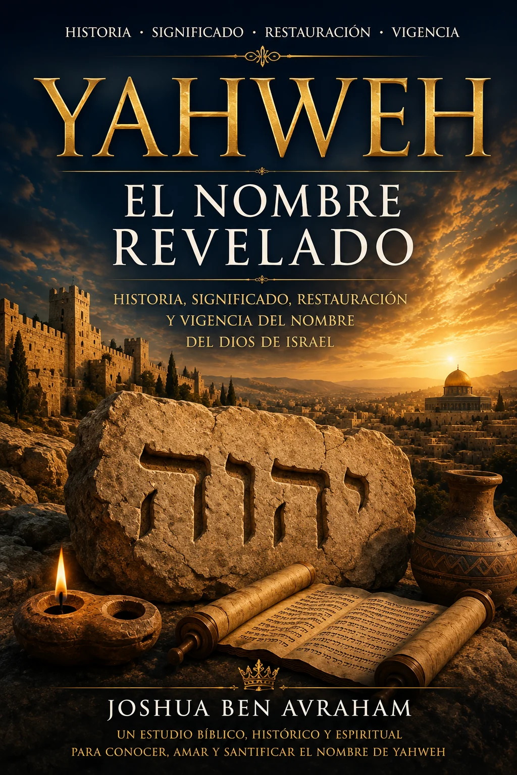 Portada del libro Yahweh: El Nombre Revelado, de Joshua Ben Avraham